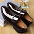 Men Patent Leather Casual Loafers Slip On Shoes for Business and Party